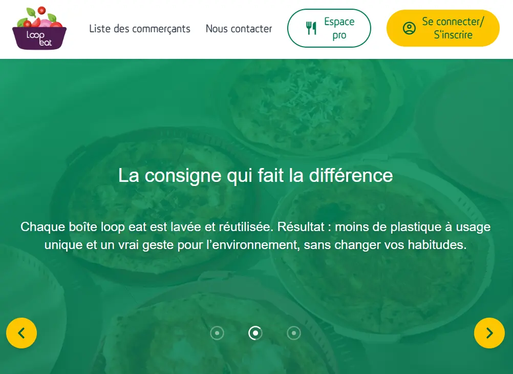 Gestion de boites réutilisables